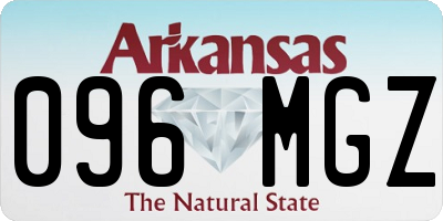 AR license plate 096MGZ