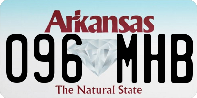 AR license plate 096MHB