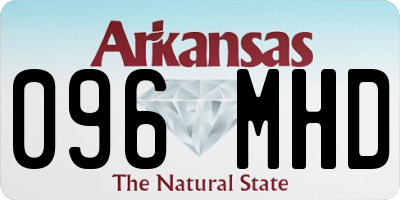 AR license plate 096MHD