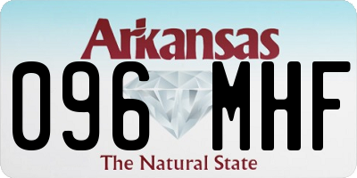 AR license plate 096MHF
