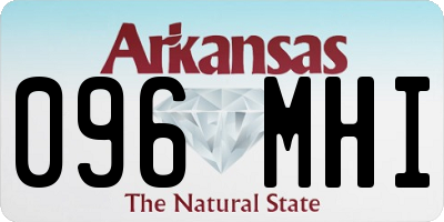 AR license plate 096MHI
