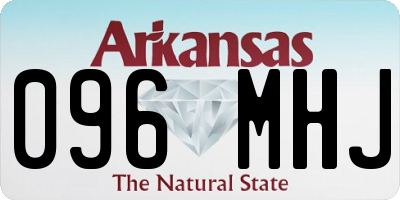 AR license plate 096MHJ