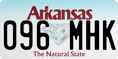 AR license plate 096MHK