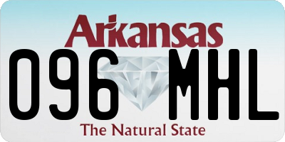 AR license plate 096MHL