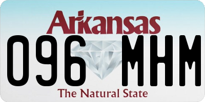 AR license plate 096MHM