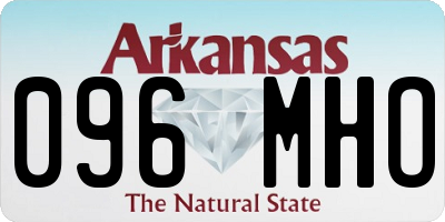 AR license plate 096MHO