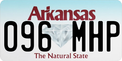 AR license plate 096MHP