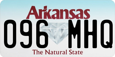 AR license plate 096MHQ