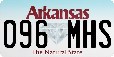 AR license plate 096MHS