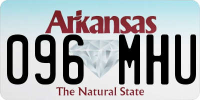 AR license plate 096MHU