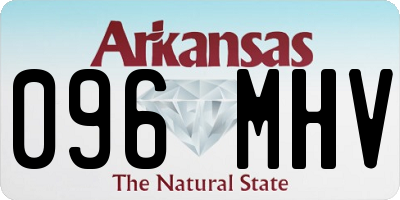 AR license plate 096MHV