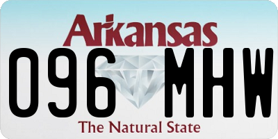 AR license plate 096MHW