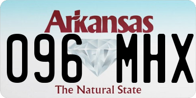 AR license plate 096MHX
