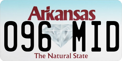 AR license plate 096MID