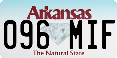 AR license plate 096MIF