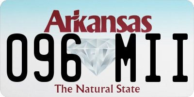 AR license plate 096MII