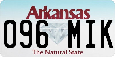 AR license plate 096MIK