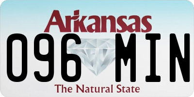 AR license plate 096MIN