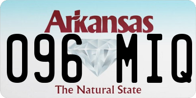 AR license plate 096MIQ