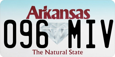 AR license plate 096MIV