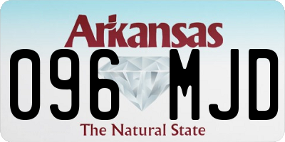 AR license plate 096MJD