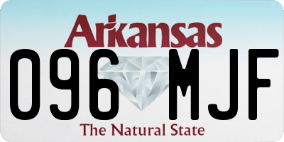AR license plate 096MJF