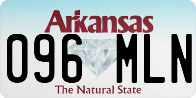 AR license plate 096MLN