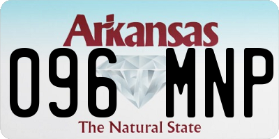 AR license plate 096MNP