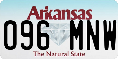 AR license plate 096MNW