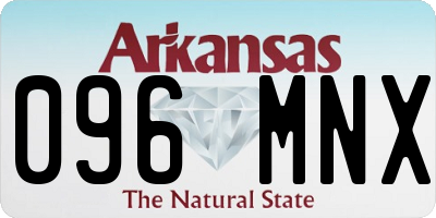 AR license plate 096MNX