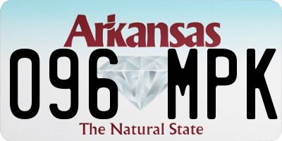 AR license plate 096MPK