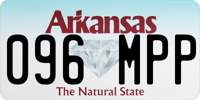 AR license plate 096MPP