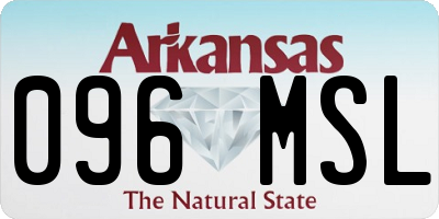 AR license plate 096MSL