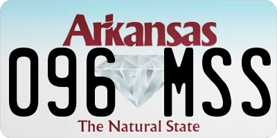 AR license plate 096MSS