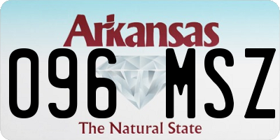 AR license plate 096MSZ