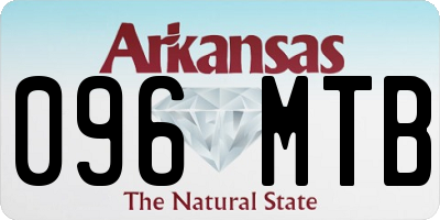 AR license plate 096MTB
