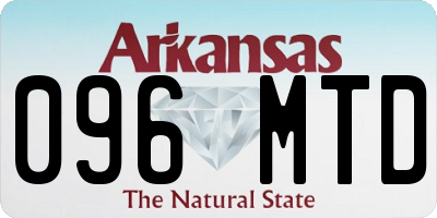 AR license plate 096MTD