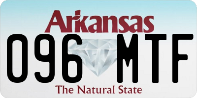 AR license plate 096MTF