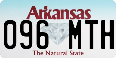 AR license plate 096MTH