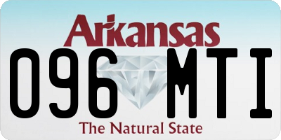 AR license plate 096MTI