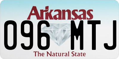 AR license plate 096MTJ