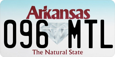 AR license plate 096MTL