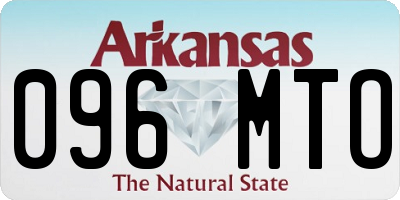 AR license plate 096MTO
