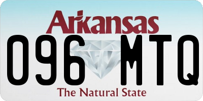 AR license plate 096MTQ