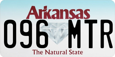 AR license plate 096MTR