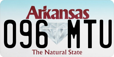 AR license plate 096MTU