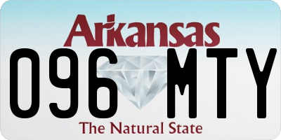 AR license plate 096MTY