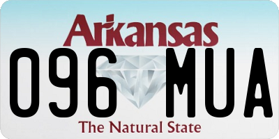 AR license plate 096MUA