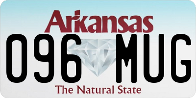 AR license plate 096MUG