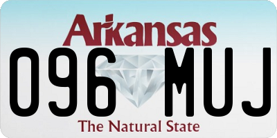 AR license plate 096MUJ